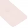 Enkel ersättning Big Camera Hole Glass Back Batteritack för iPhone 13 (Rosa)